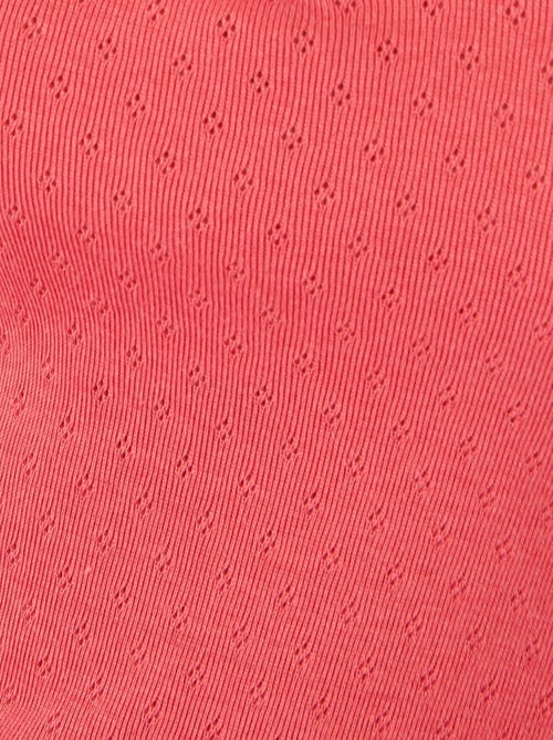 T-shirt manches courtes, maille ajourée Thermolactyl thermique - Damart - Kiabi