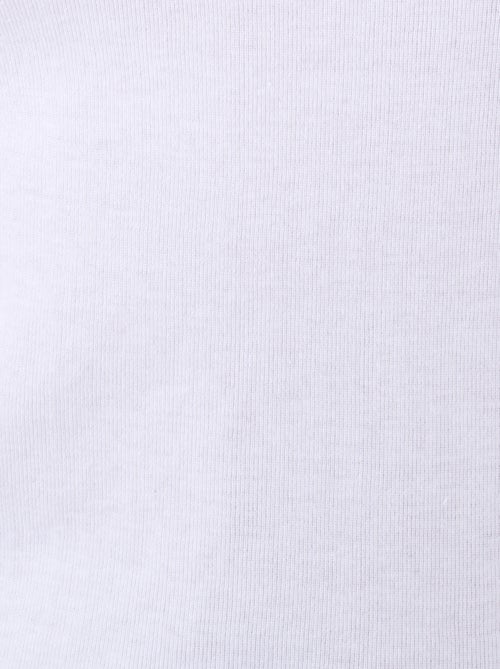 T-shirt manches courtes maille pur coton peigné - Damart - Kiabi