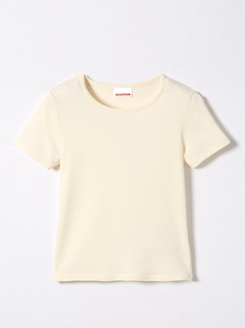 T-shirt manches courtes microfibre Thermolactyl Sensitive thermique - Damart - Kiabi
