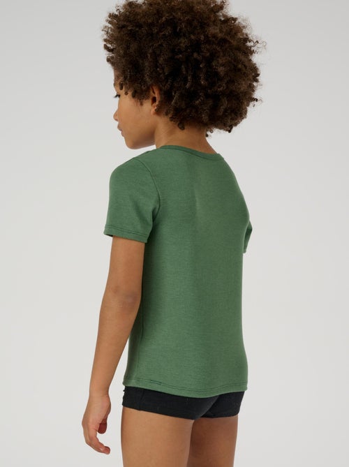 T-shirt manches courtes microfibre Thermolactyl Sensitive thermique - Damart - Kiabi