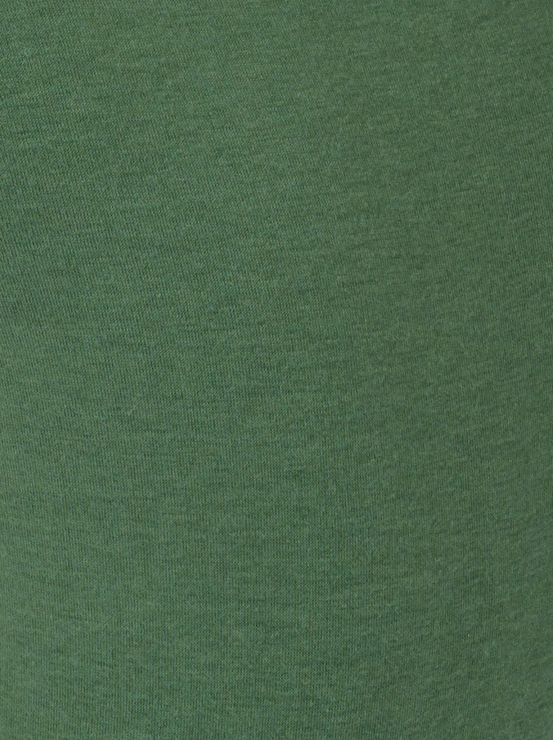 T-shirt manches courtes microfibre Thermolactyl Sensitive thermique - Damart Vert - Kiabi