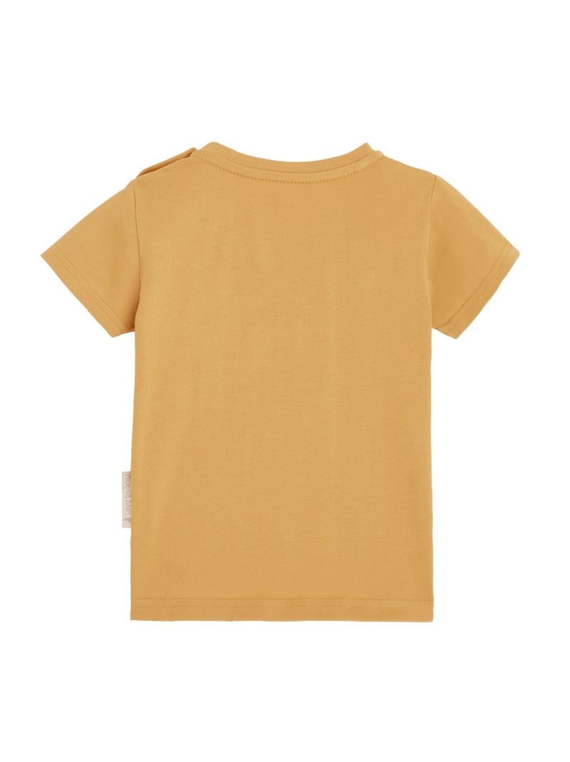 T-shirt manches courtes mixte Beige sable - Kiabi