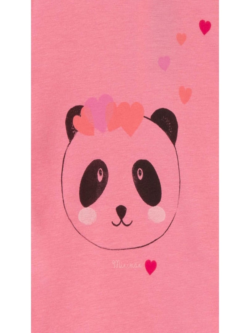 T-shirt Enfant Panda 8 Ans - Cadeau Anniversaire Fille 8 Ans "Oui J'ai 8 Ans"