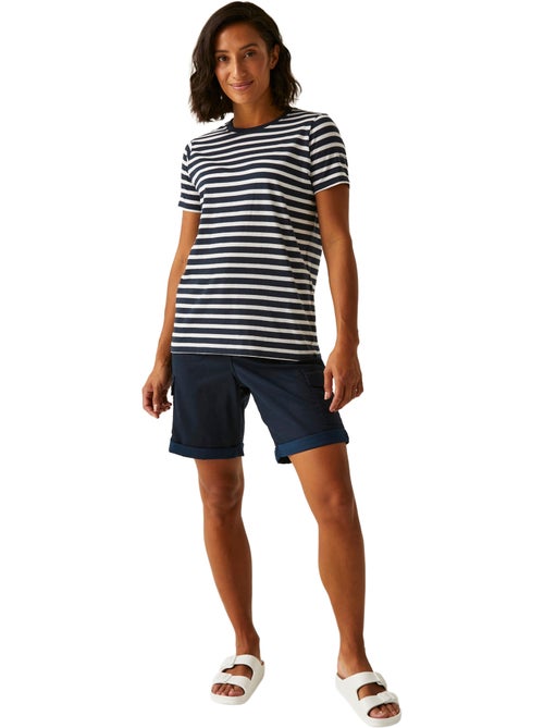 T-shirt manches courtes motif/style à rayures bayletta - regatta - Kiabi