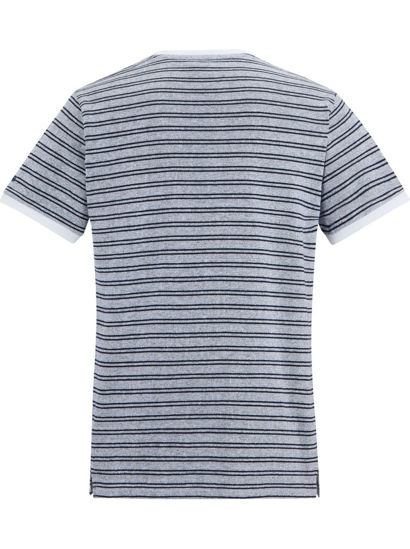 T-shirt manches courtes motif/style à rayures benlin - regatta Blanc - Kiabi