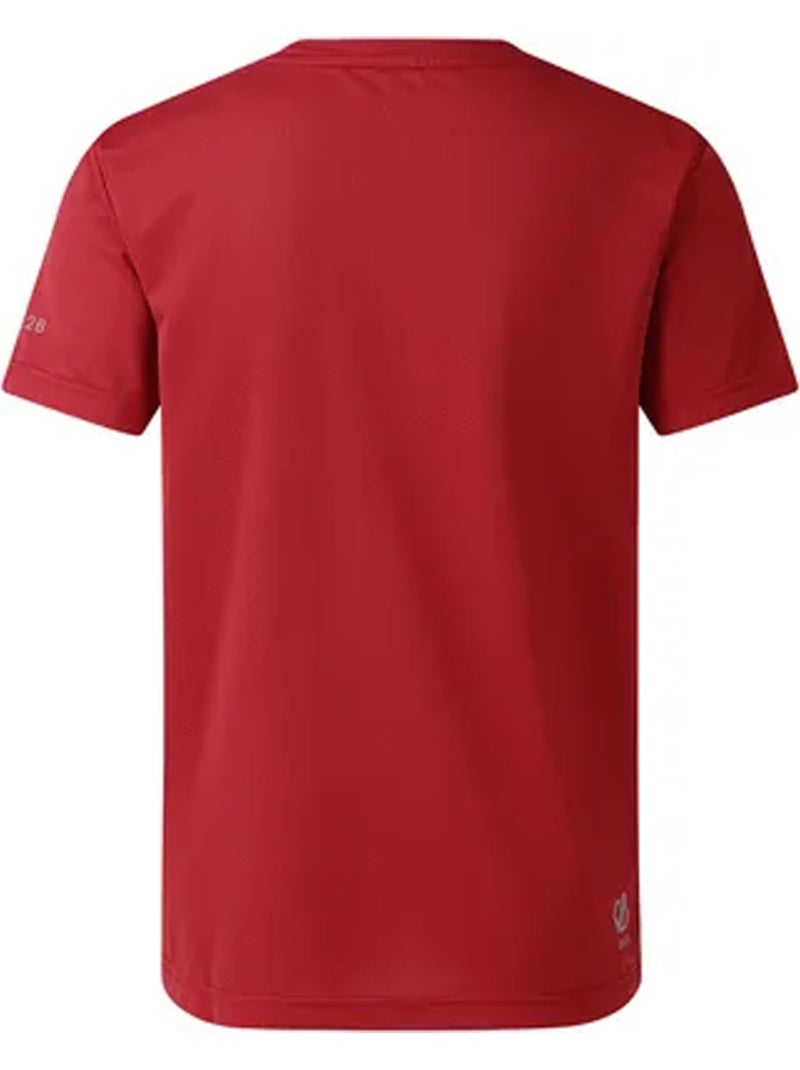 T-shirt manches courtes motif/style camionnette amusing - dare 2b Rouge bordeaux - Kiabi