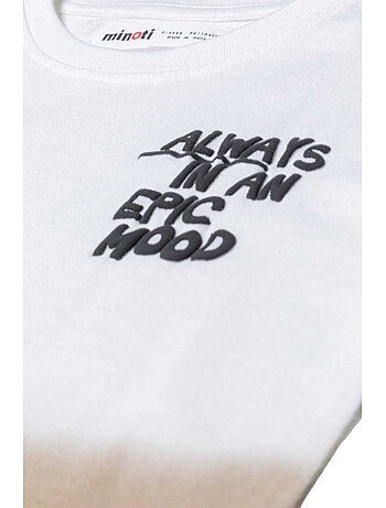 T-shirt manches courtes motif/style dip-dye - minoti