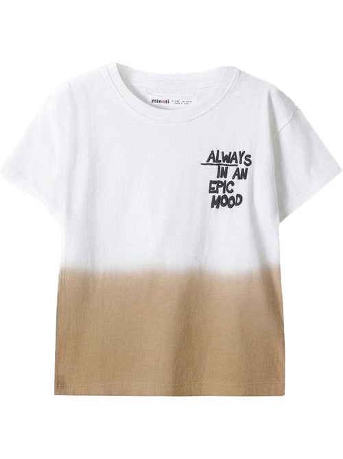 T-shirt manches courtes motif/style dip-dye - minoti - Kiabi T-shirt manches courtes motif/style dip-dye - minoti - Kiabi