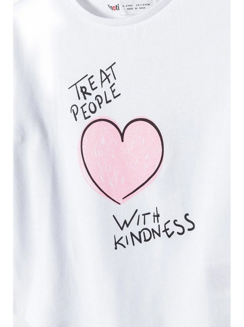 T-shirt manches courtes motif/style graphique - minoti - Kiabi