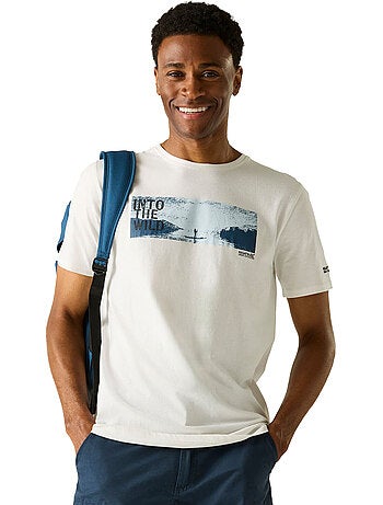 T-shirt manches courtes motif/style imprimé cline outdoor wild - regatta