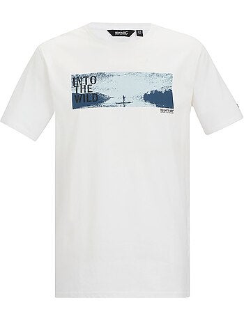 T-shirt manches courtes motif/style imprimé cline outdoor wild - regatta