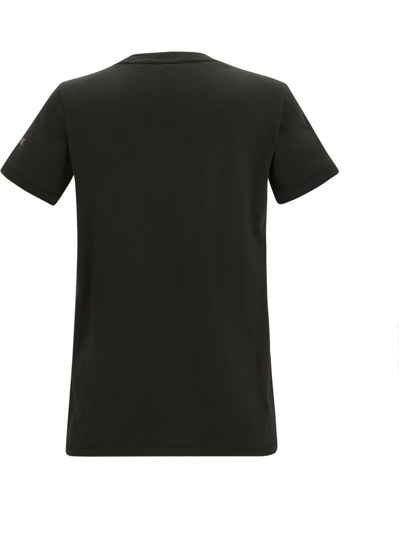T-shirt manches courtes motif/style imprimé léopard filandra wild - regatta Noir - Kiabi