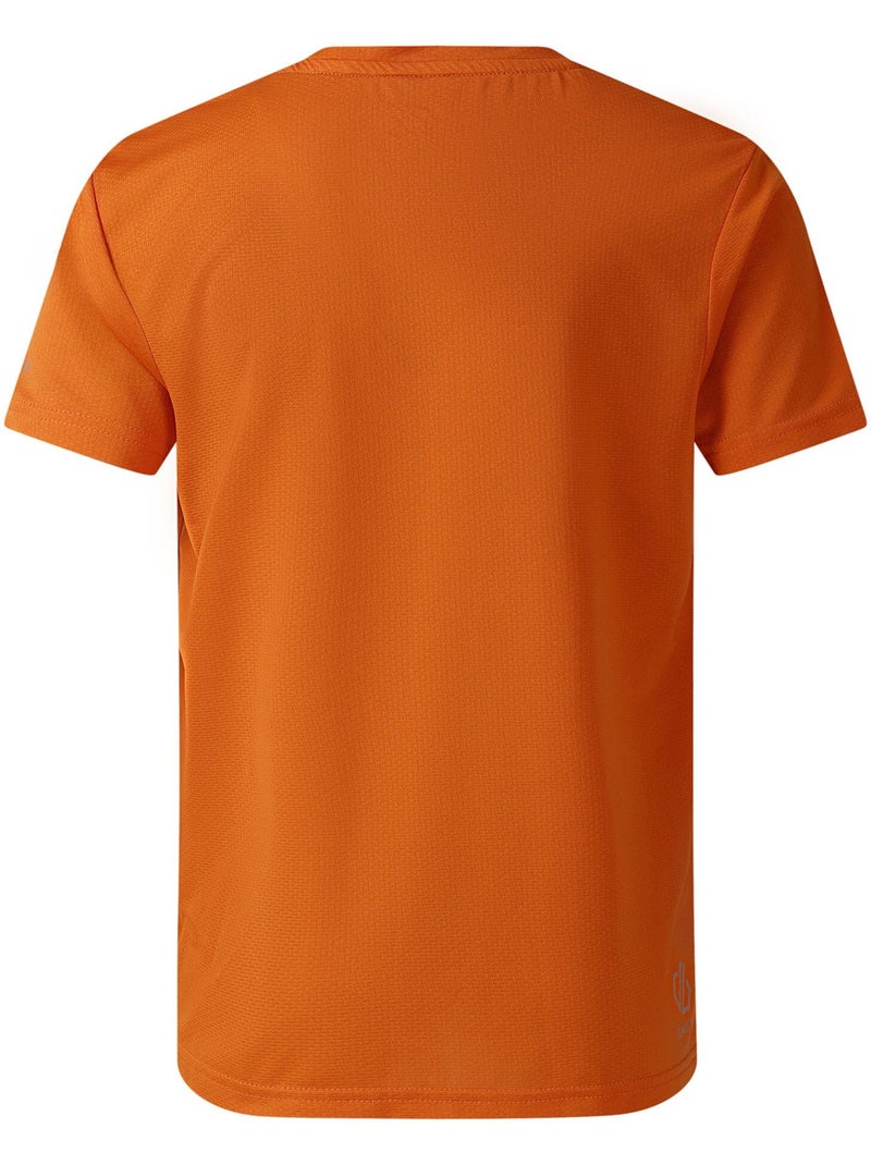 T-shirt manches courtes motif/style texte amuse - dare 2b Orange clémentine - Kiabi