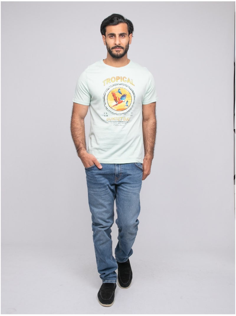 T-shirt manches courtes NALAGO Vert - Kiabi