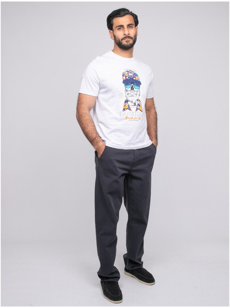 T-shirt manches courtes NANKA Ecru - Kiabi