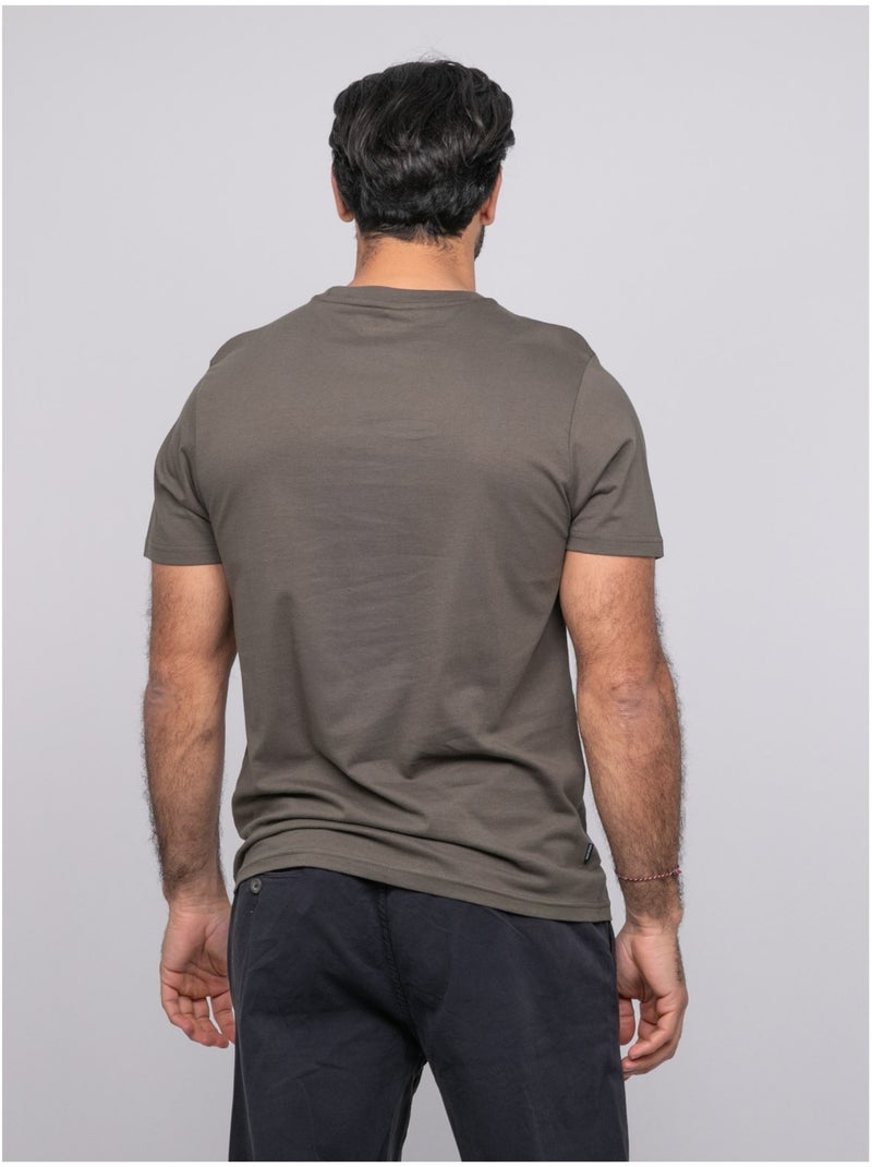 T-shirt manches courtes NANKA Kaki - Kiabi