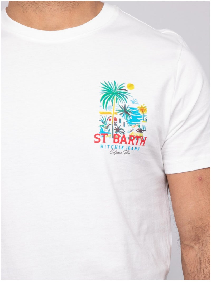 T-shirt manches courtes NIFRAMO Ecru - Kiabi