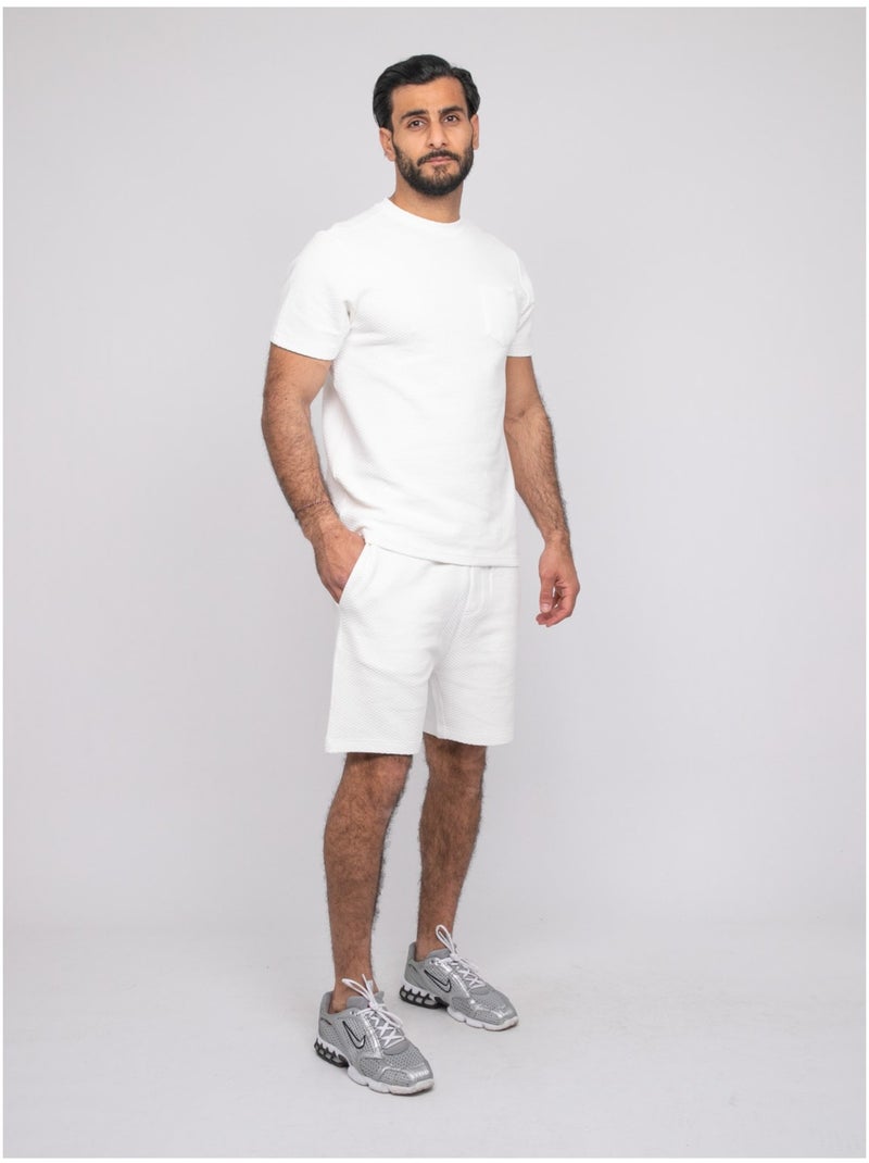 T-shirt manches courtes NITRETIS Ecru - Kiabi