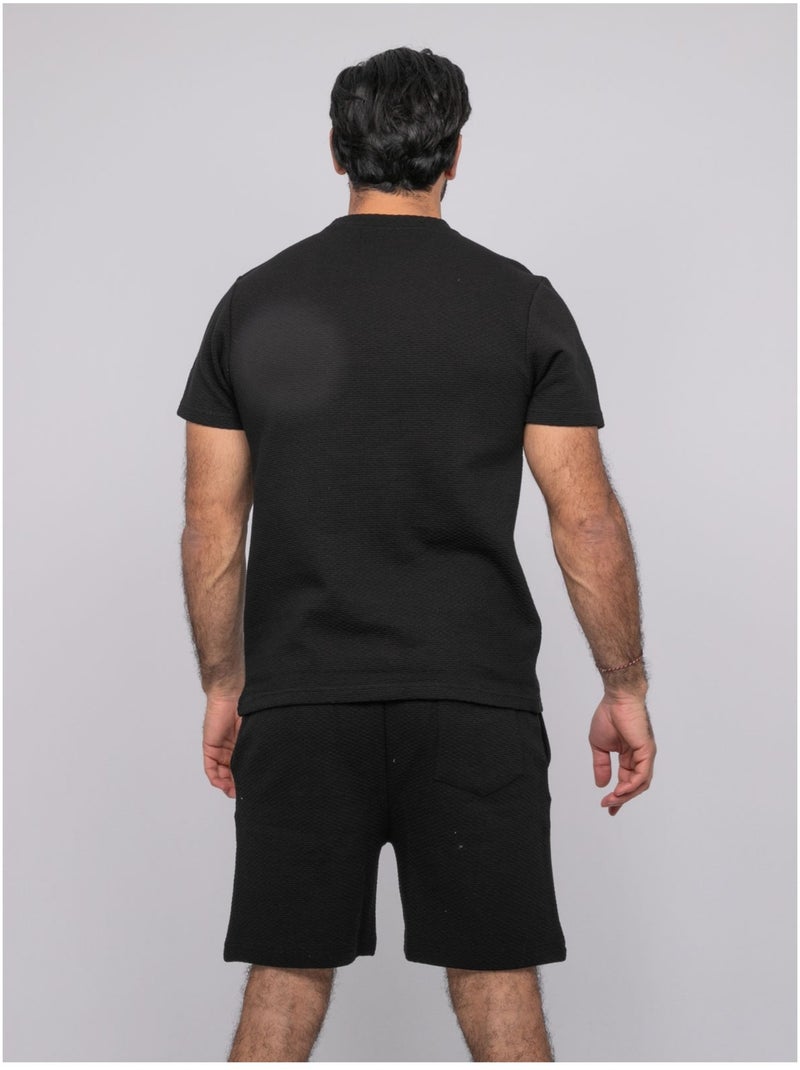 T-shirt manches courtes NITRETIS Noir - Kiabi