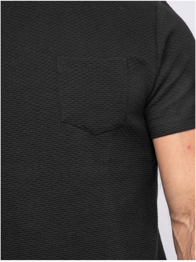 T-shirt manches courtes NITRETIS Noir - Kiabi