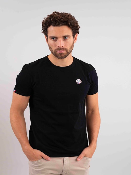 T-shirt Manches Courtes Noir Pure Select Redskins - Kiabi