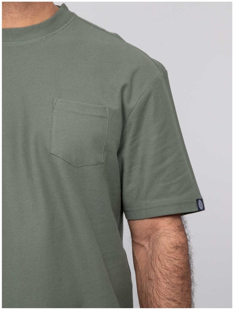 T-shirt manches courtes NOLARO Kaki - Kiabi