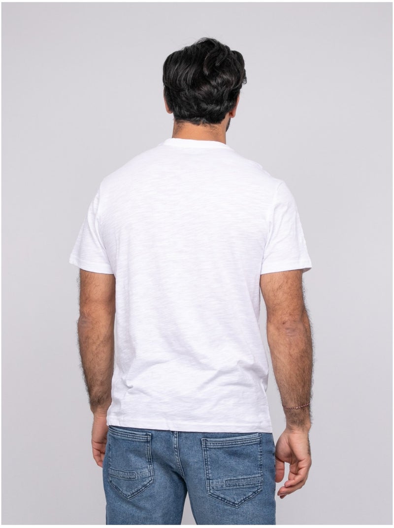 T-shirt manches courtes NOLEMANU Blanc - Kiabi