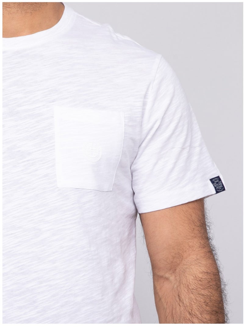T-shirt manches courtes NOLEMANU Blanc - Kiabi