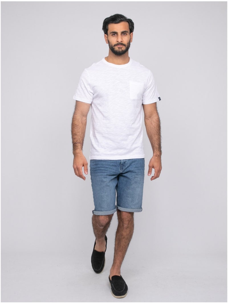 T-shirt manches courtes NOLEMANU Blanc - Kiabi