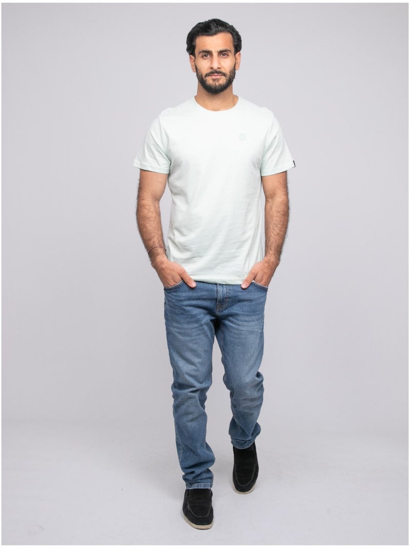 T-shirt manches courtes NOMOTOU Vert pistache - Kiabi