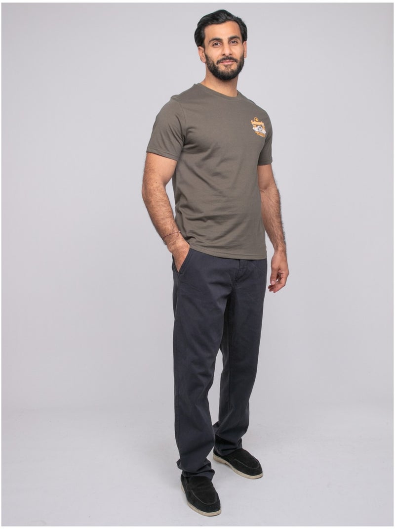 T-shirt manches courtes NORUTEXO Kaki - Kiabi