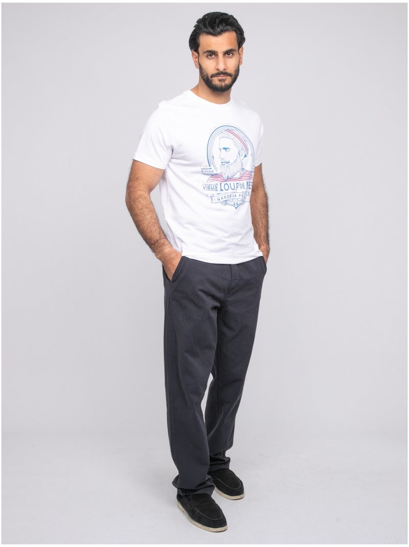 T-shirt manches courtes NOTWIST Blanc - Kiabi