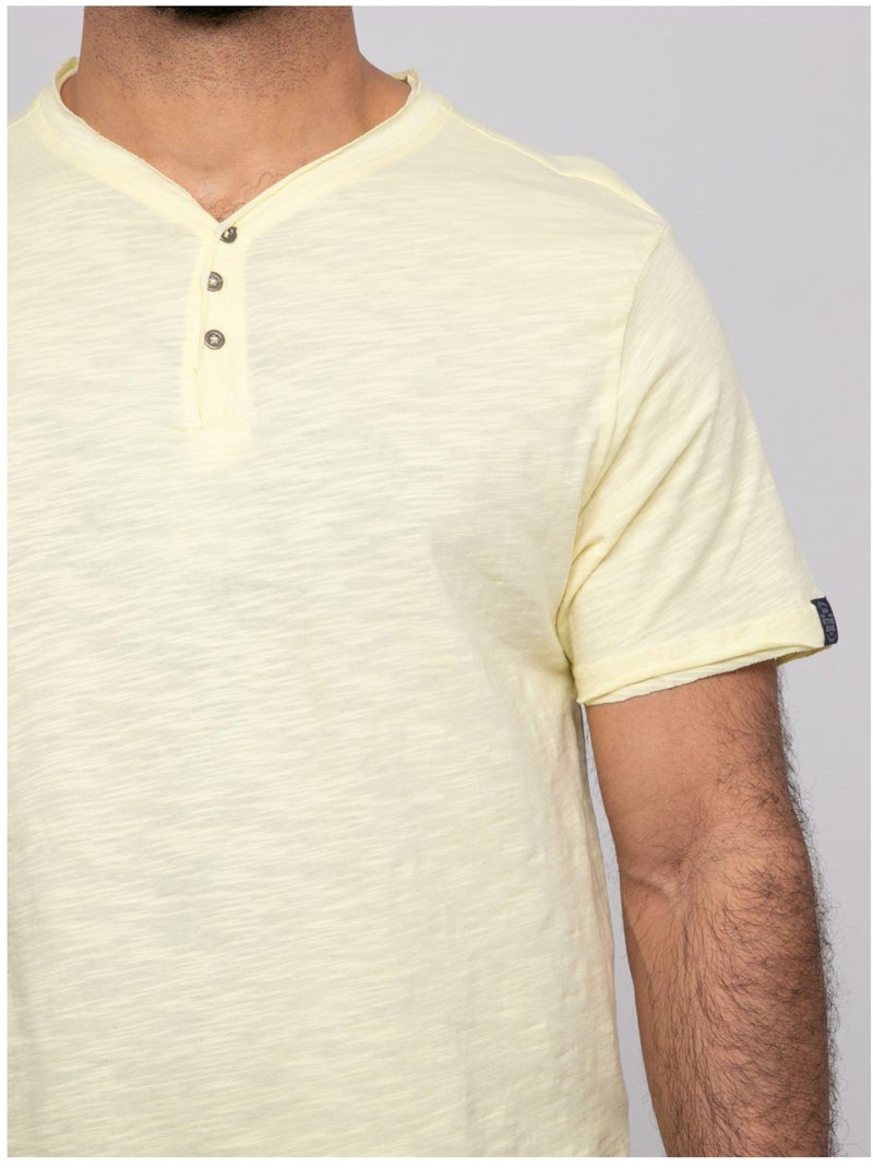 T-shirt manches courtes NOUTIPEX Jaune - Kiabi