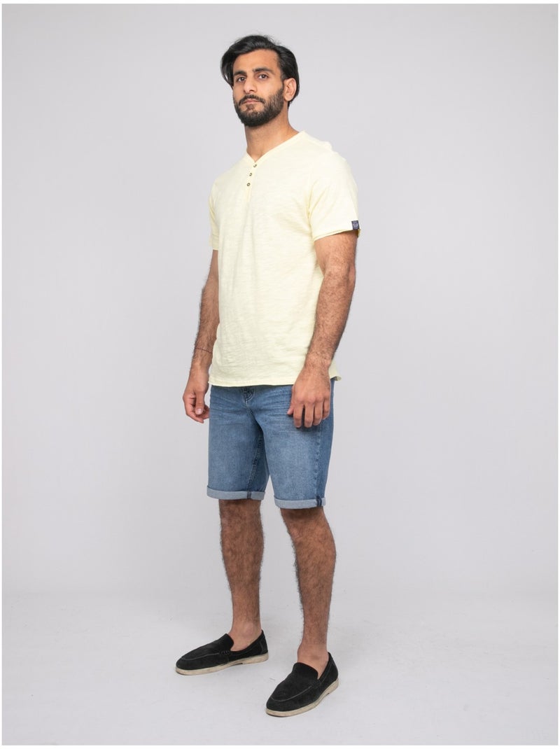 T-shirt manches courtes NOUTIPEX Jaune - Kiabi