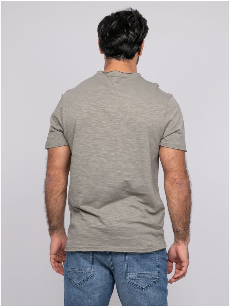 T-shirt manches courtes NOUTIPEX Kaki - Kiabi