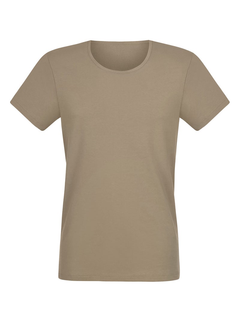 T-shirt manches courtes Odysseus Marron - Kiabi