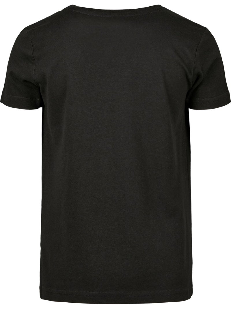 T-shirt manches courtes one line - mister tee Noir - Kiabi