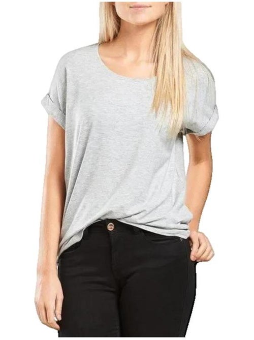 T-shirt manches courtes Only Moster en viscose-polyester-élasthanne - Kiabi T-shirt manches courtes Only Moster en viscose-polyester-élasthanne - Kiabi