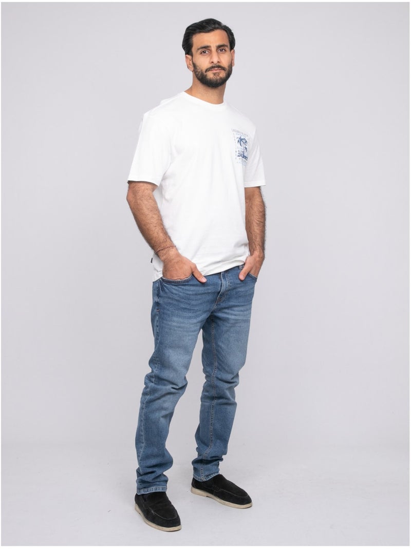 T-shirt manches courtes oversize NURBOLO Ecru - Kiabi