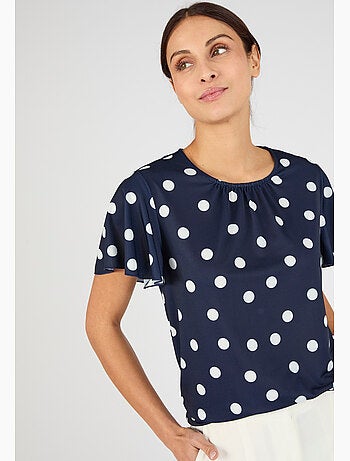 T-shirt manches courtes papillon - Damart