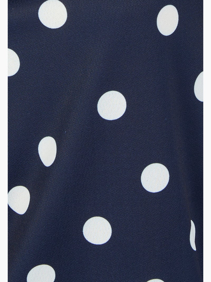 T-shirt manches courtes papillon - Damart Bleu - Kiabi