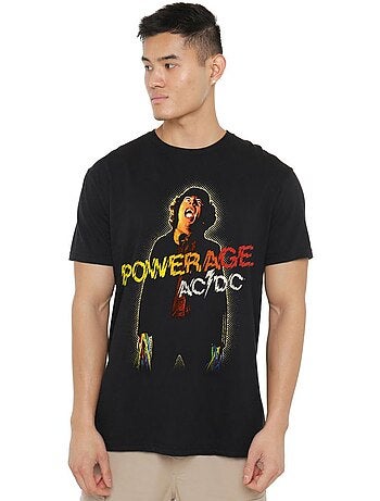 T-shirt manches courtes powerage - ac/dc