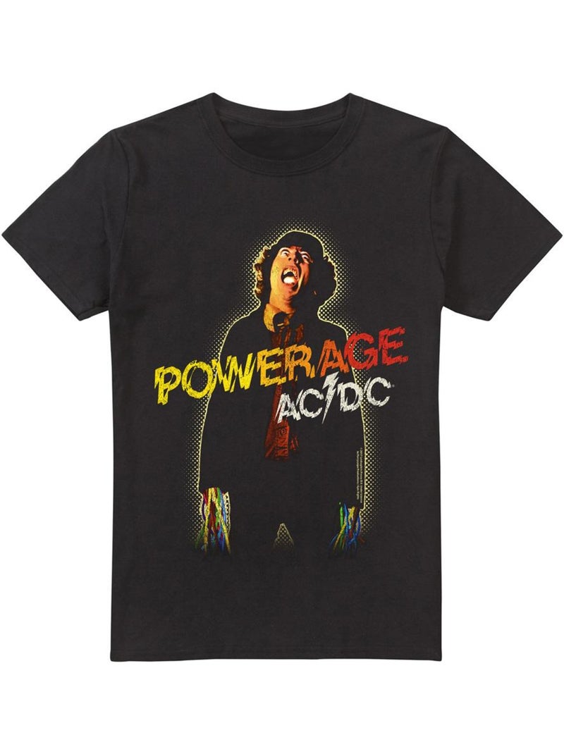 T-shirt manches courtes powerage - ac/dc Noir - Kiabi