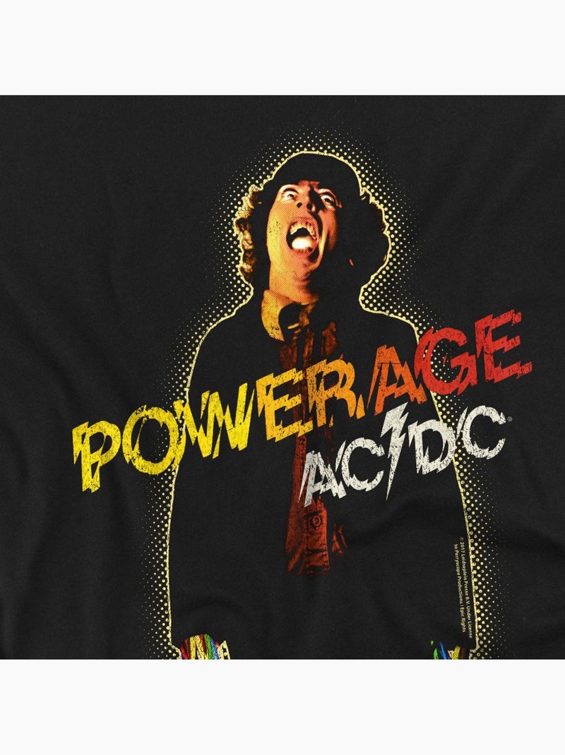 T-shirt manches courtes powerage - ac/dc Noir - Kiabi