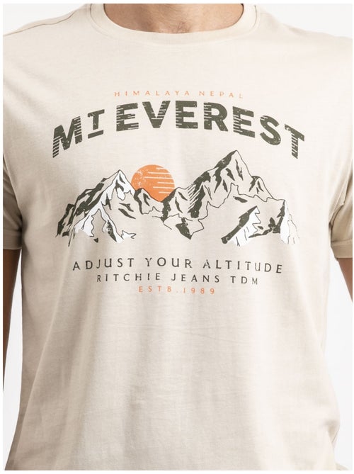 T-shirt manches courtes pur coton JAKIWI - Kiabi