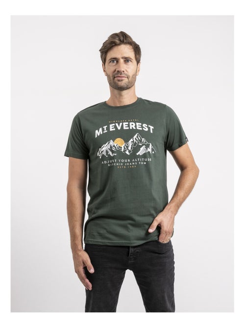 T-shirt manches courtes pur coton JAKIWI - Kiabi