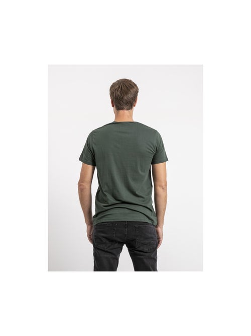 T-shirt manches courtes pur coton JAKIWI - Kiabi
