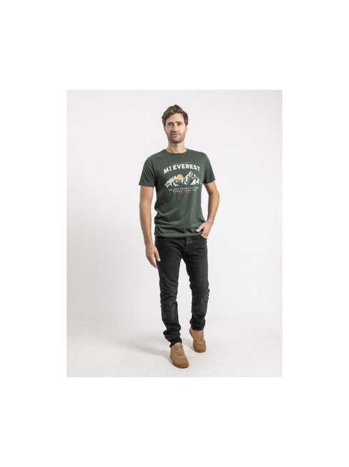 T-shirt manches courtes pur coton JAKIWI - Kiabi