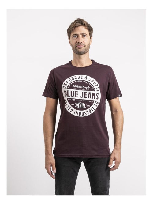 T-shirt manches courtes pur coton JAMONIX - Kiabi
