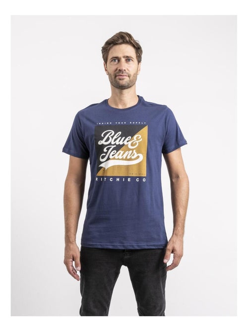 T-shirt manches courtes pur coton JAMULER - Kiabi